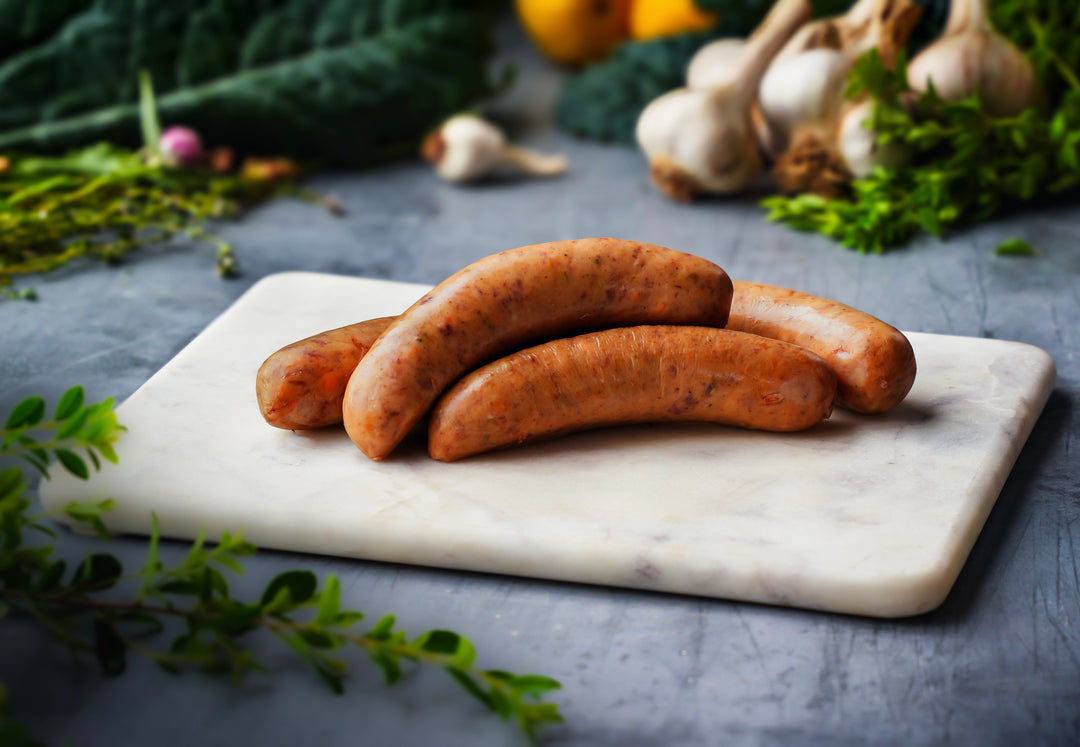 Hickory Smoked Jalapeño Cheddar Pastured Pork Sausage