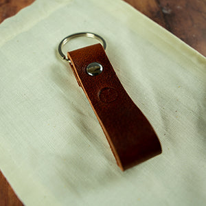 Grassfed Leather Keychain