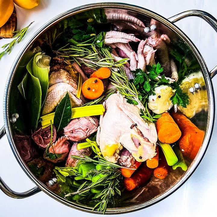 Pastured Poultry Bone Broth for Pets